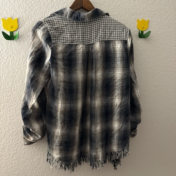 Hem & Thread Black and White Plaid Jacket - Picture 5 of 5